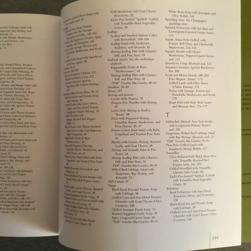 The Wine Lover's Cookbook with ideas to pair your wine & food & recipes ideas.